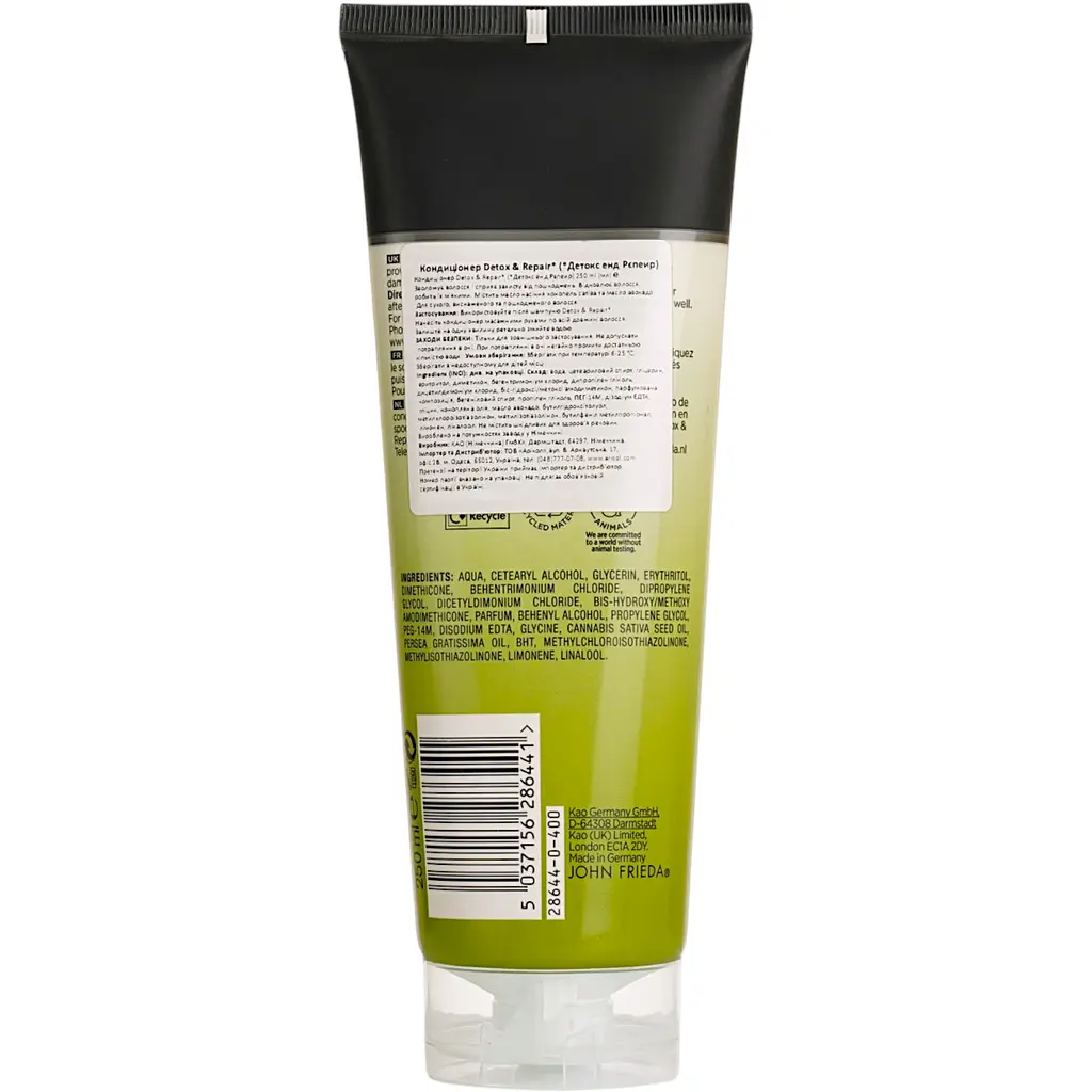 Кондиціонер для волосся John Frieda Detox + Repair 250 мл - фото 2