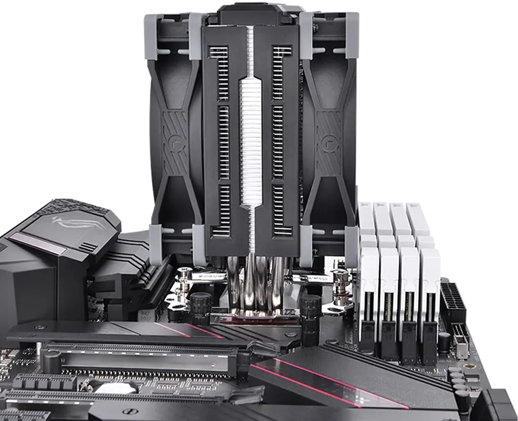 Кулер для процесора Thermaltake TOUGHAIR 510/Air cooler/12025 x2/PWM 500~2000rpm (CL-P075-AL12BL-A) Б/в - фото 4