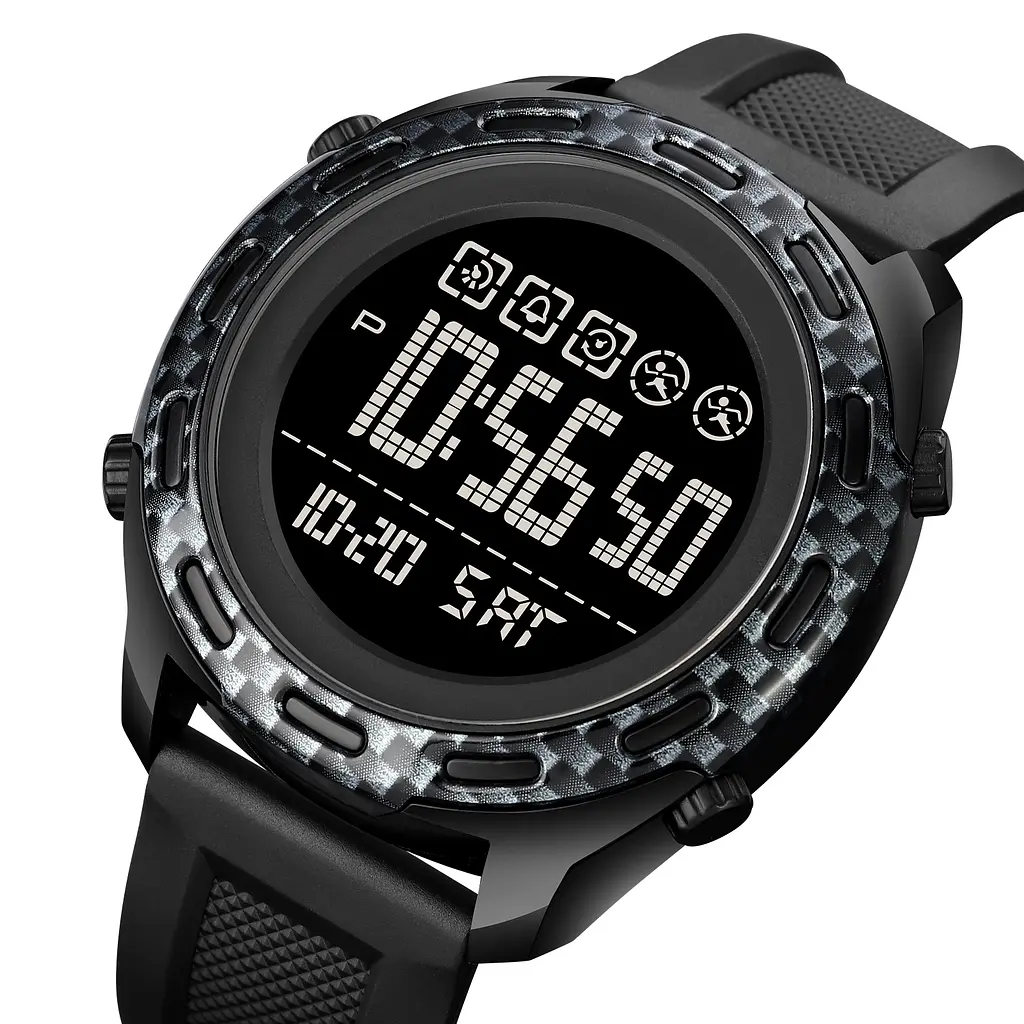Наручний годинник чоловічий 1872BKBK Black-Black Skmei acs0030514 - фото 2
