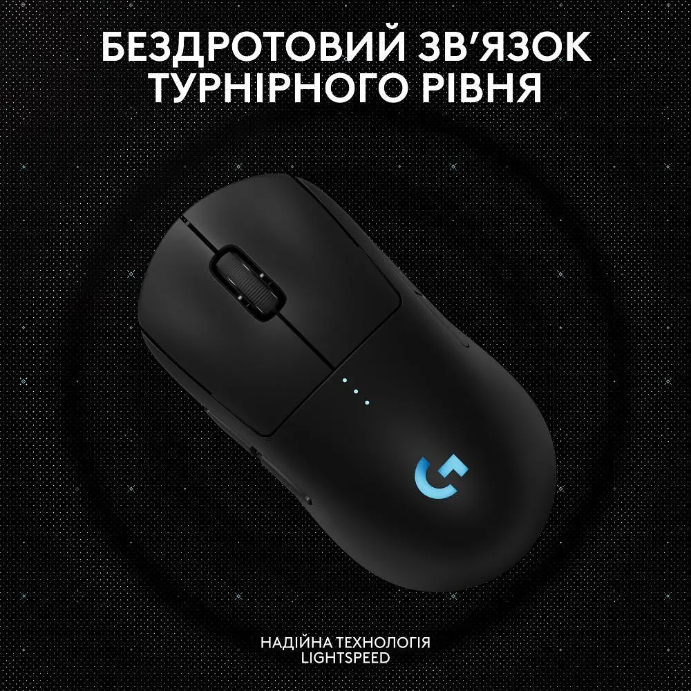 Миша Logitech PRO 2 Lightspeed Black (910-007295) - фото 8