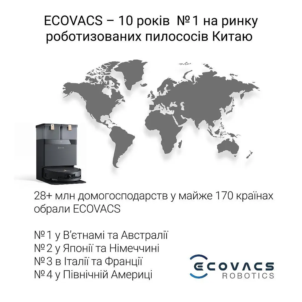 Робот-пылесос Ecovacs Deebot X8 Pro Omni DEX56 BL Black - фото 9