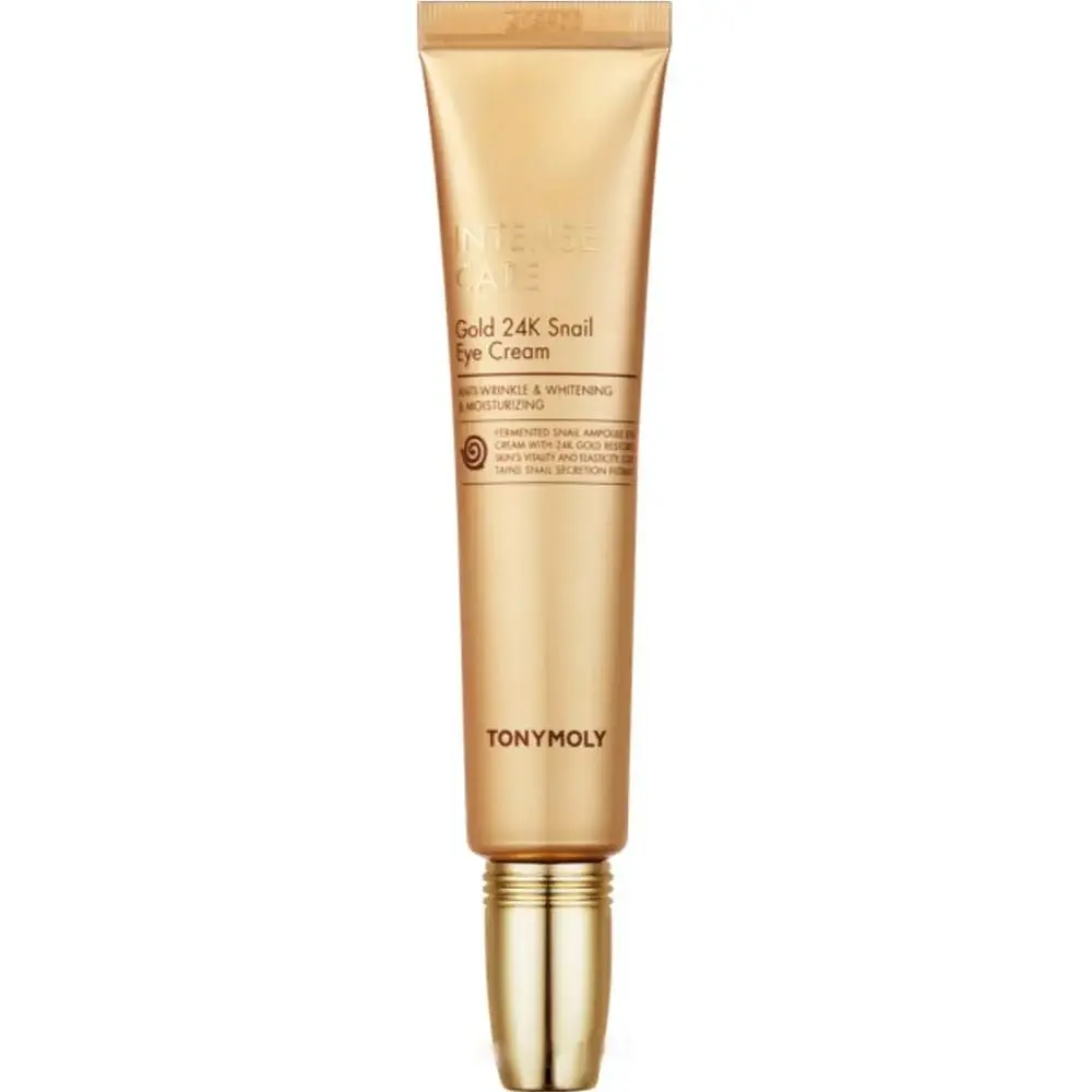 Крем для зони навколо очей Tony Moly Intense Care Gold 24K Snail 30 мл - фото 2