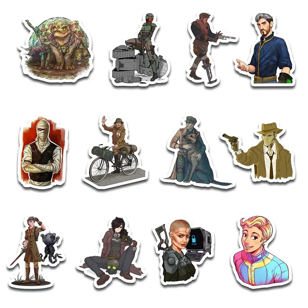 Стикерпак GeekLand Fallout 45 штук (SP FL 01) - фото 5