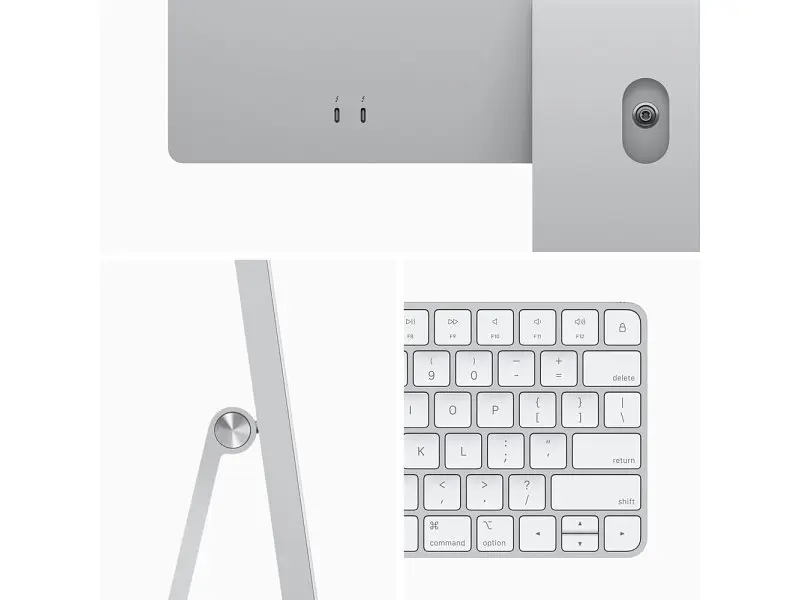 Моноблок Apple iMac 24 M1 Silver 2021 (Z12Q000NV/Z12Q001HZ/Z12R000LX) - фото 5