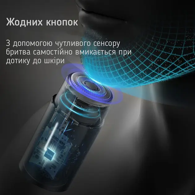Електробритва ShowSee F101-GY Grey - фото 8