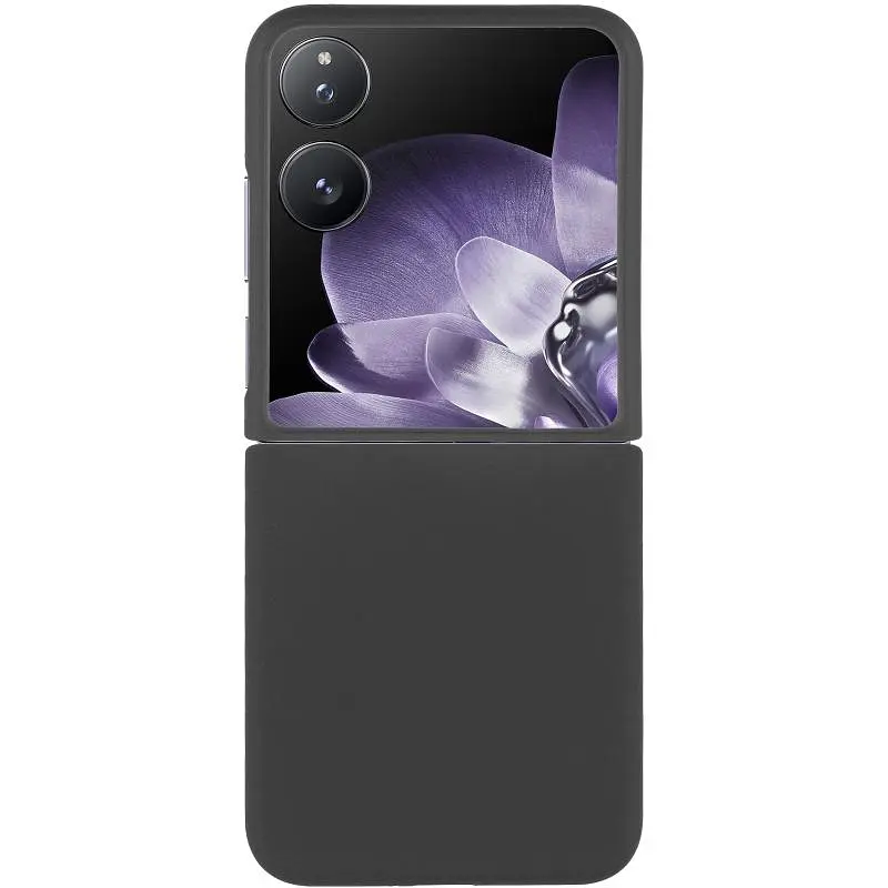 Чехол Foldables Silicone Cover Lakshmi (AAA) для Xiaomi Mix Flip 2 Черный / Black - фото 2