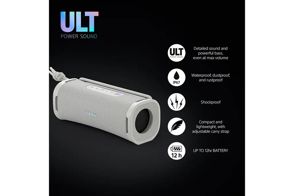 Портативная беспроводная колонка Sony ULT Field 1 (SRSULT10W.CE7) белая - фото 6