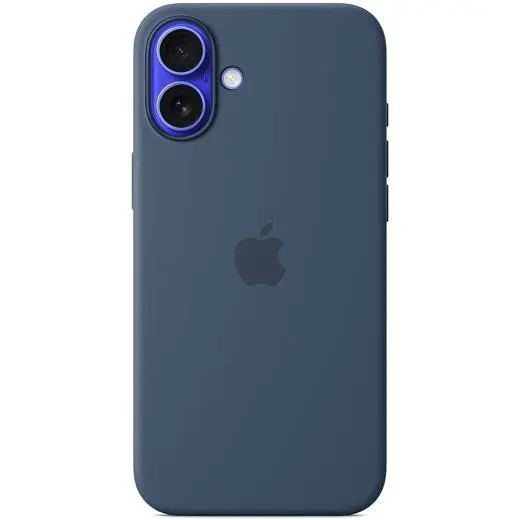 Силиконовый чехол CasePro Silicone Case with MagSafe Denim для iPhone 16 Plus - фото 4