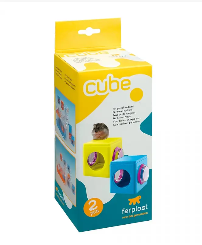 Модульний будиночок для гризунів Ferplast FPI 4836 Cube 12.5x9.5x0.5 см 84836099 - фото 2