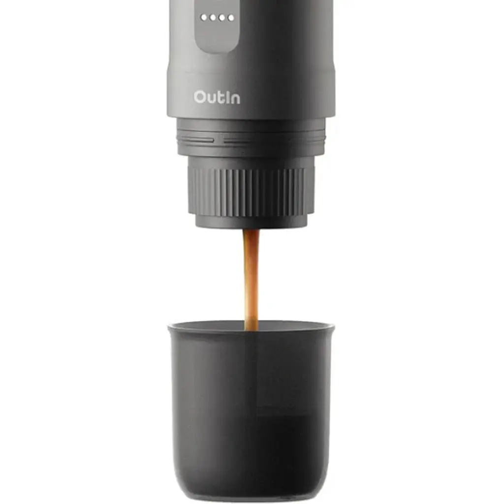 Портативна кавоварка Outin Nano Espresso Machine Space Grey (OTEM-01-SG) [168804] - фото 2