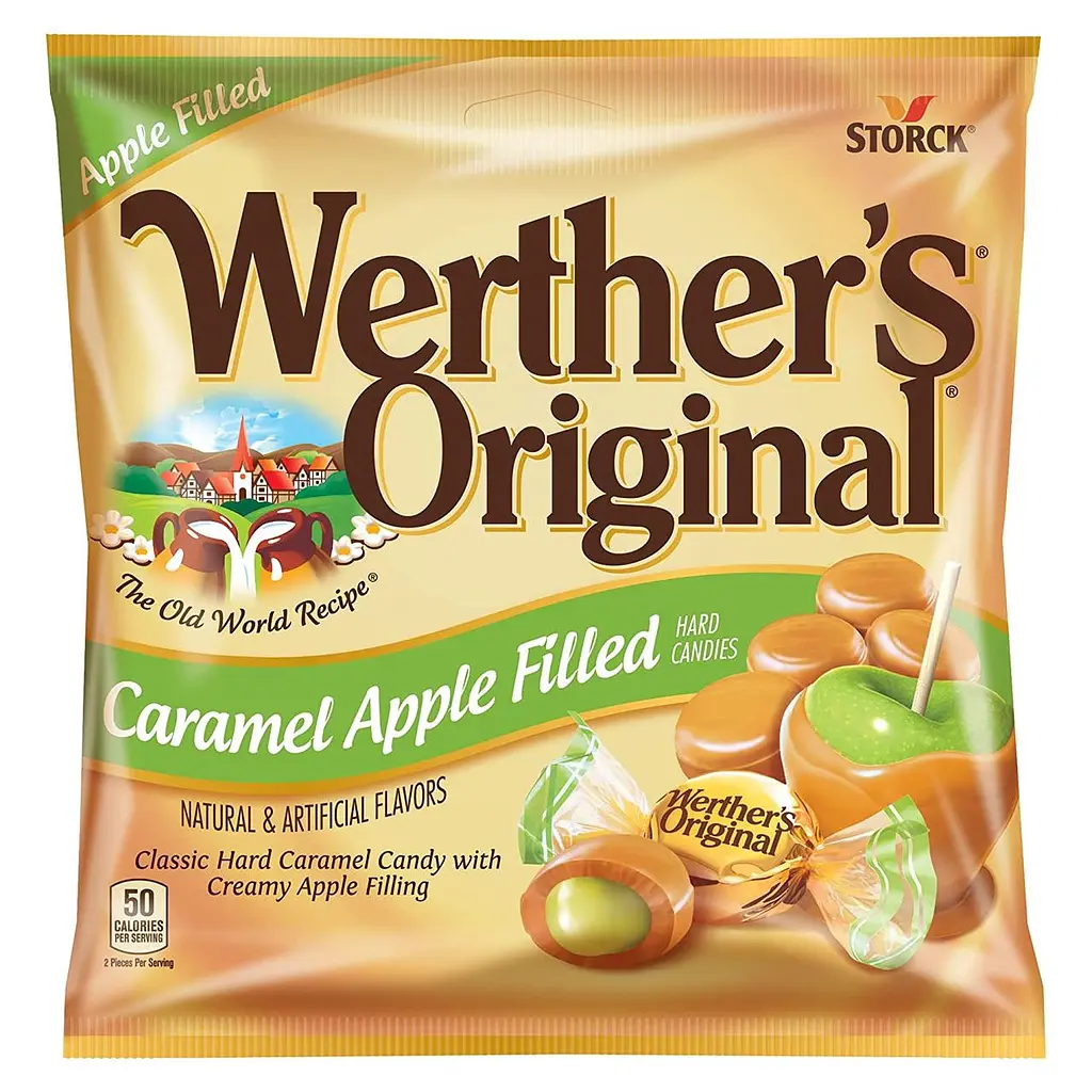 Льодяники Werther's Original Caramel Apple Filled 156g
