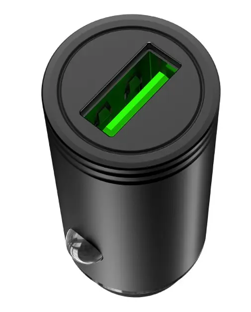 Автомобильное зарядное устройство для XO CC39 QC3.0 18W Car charger Черный - фото 2