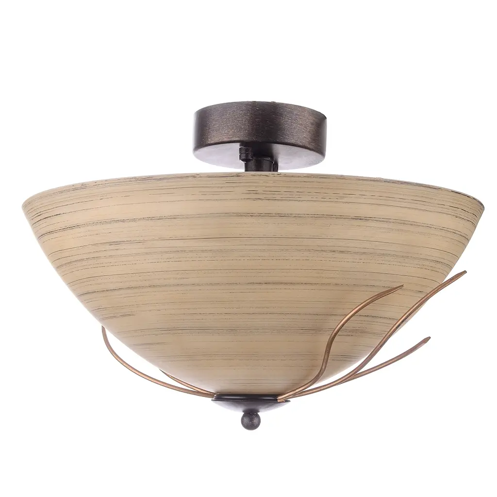 Люстра потолочная Brille для кухни E14 40W BR (LK-072C/3) - фото 2