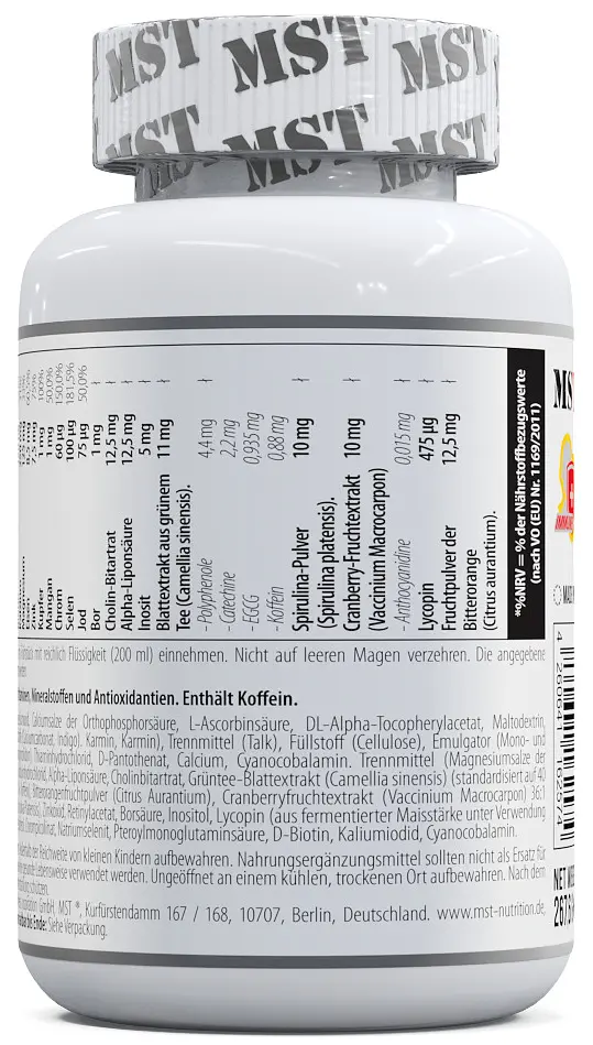 MST® Вiтамінно – Мінеральний Комплекс Vitamin Kick - 120 таблеток - фото 3