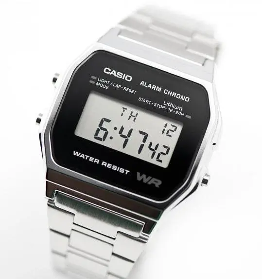 Годинники наручні чоловічі японські цифрові якісні оригінальні Casio Collection A158WEA-1EF - фото 2