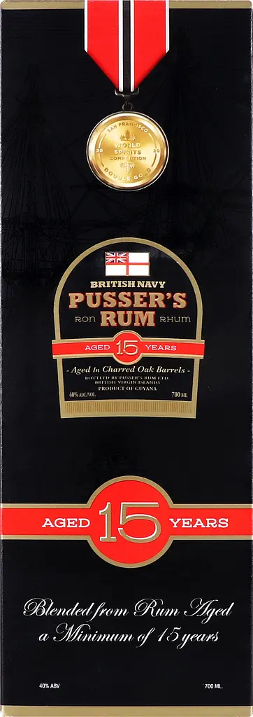 Ром Pusser's Rum 15 yo, 40%, 0,7 л - фото 4