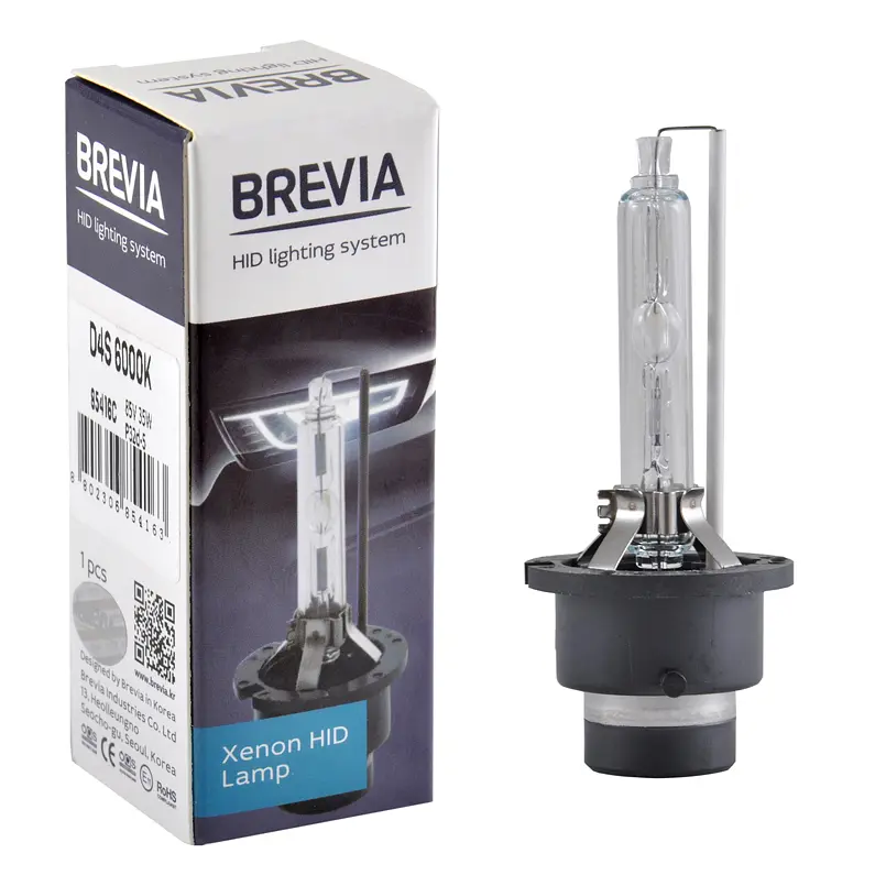 Ксенонова лампа Brevia D4S 6000K, 42V, 35W PK32d-5, 1шт(85416c)