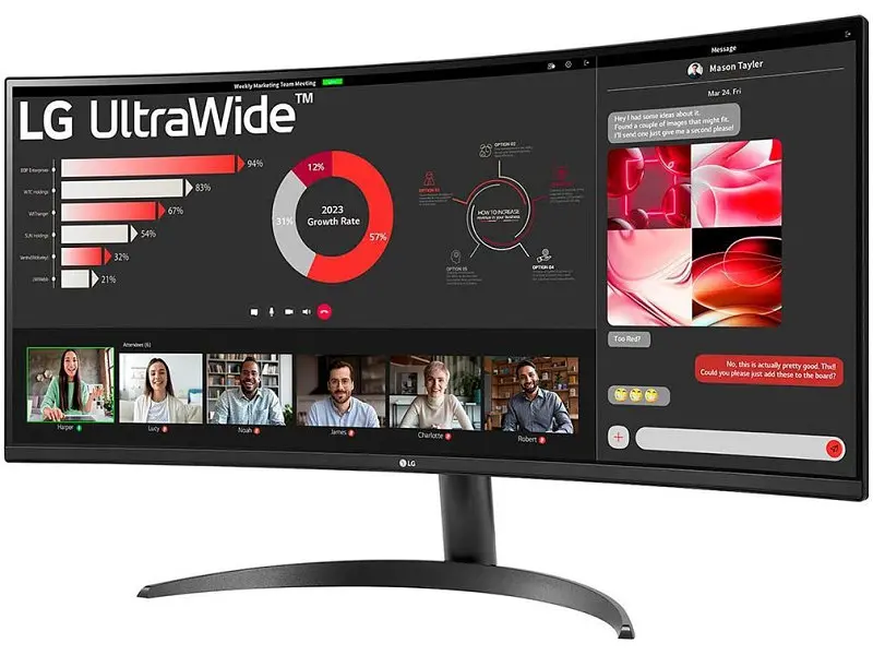 Монітор LG 34WR50QK-B - фото 3