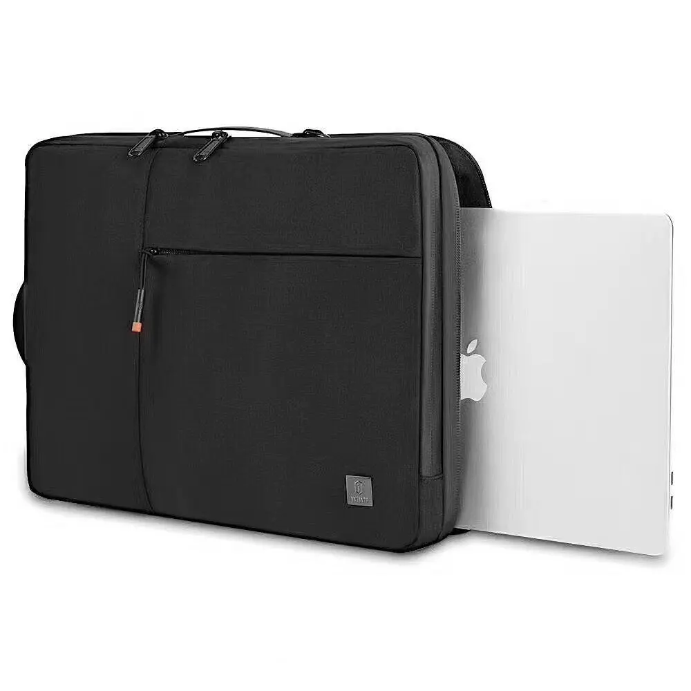 Сумка для ноутбука WiWU Alpha Double Layer Sleeve для MacBook 16/15.6" [Black] [53717] - фото 4