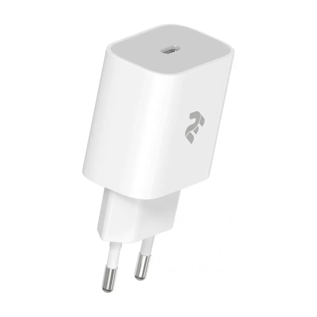 Зарядний пристрій 2E USB-C Wall Charger PD3.0 DC5V/3A, 20W, white (2E-WC1USBC20W-W) - фото 4
