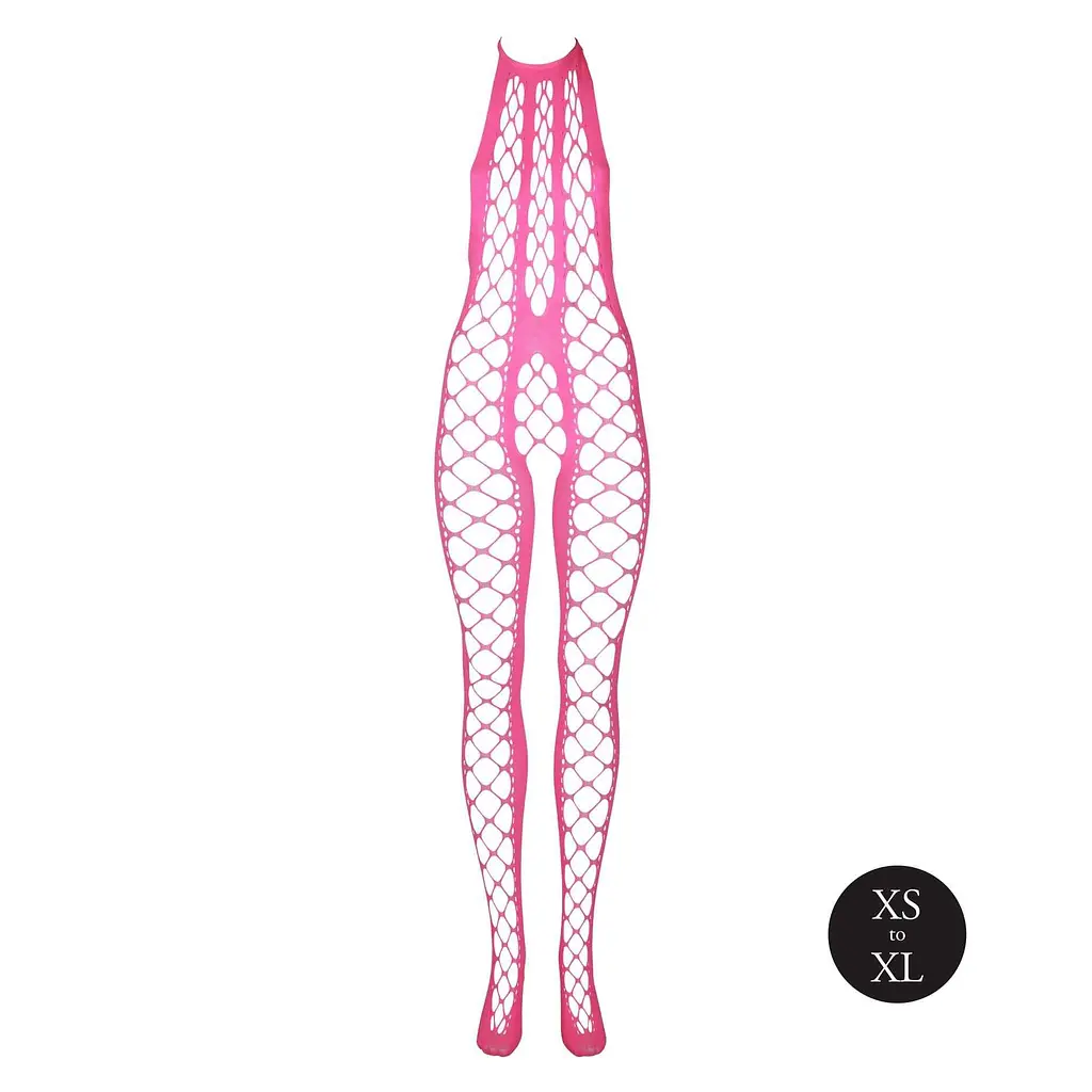Бодістокінг - Ouch! Bodystocking With Halterneck, XS/XL - фото 6