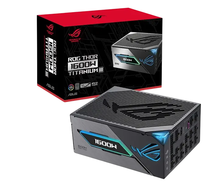 Блок живлення ASUS ROG THOR 1600W 80+ Titanium (ROG-THOR-1600T3-GAMING) - фото 2