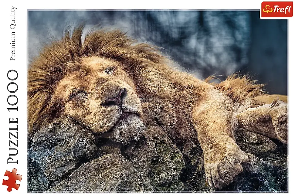 Пазл Спящий лев - 1000 шт. TREFL 10447 - фото 3