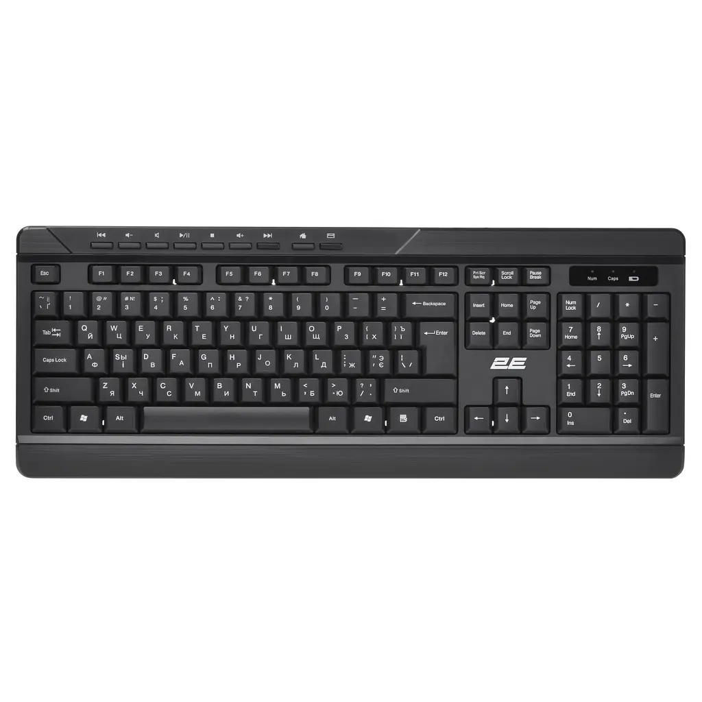 Комплект клавіатура та миша 2E MK410 WL, EN/UK/RU, чорний - фото 4