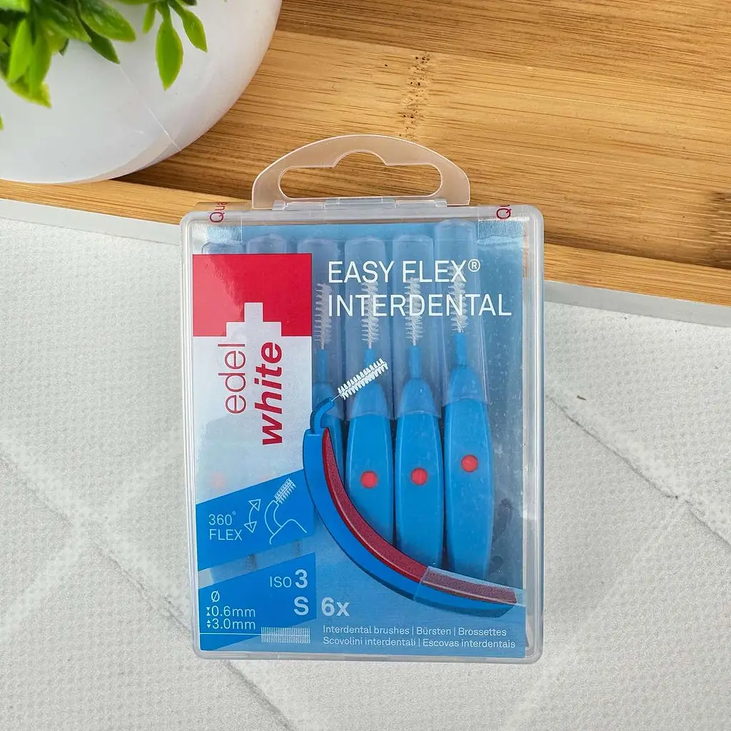 Міжзубна щітка Edel White EasyFlex Profi Line (S) 0.6 мм, 6 шт
