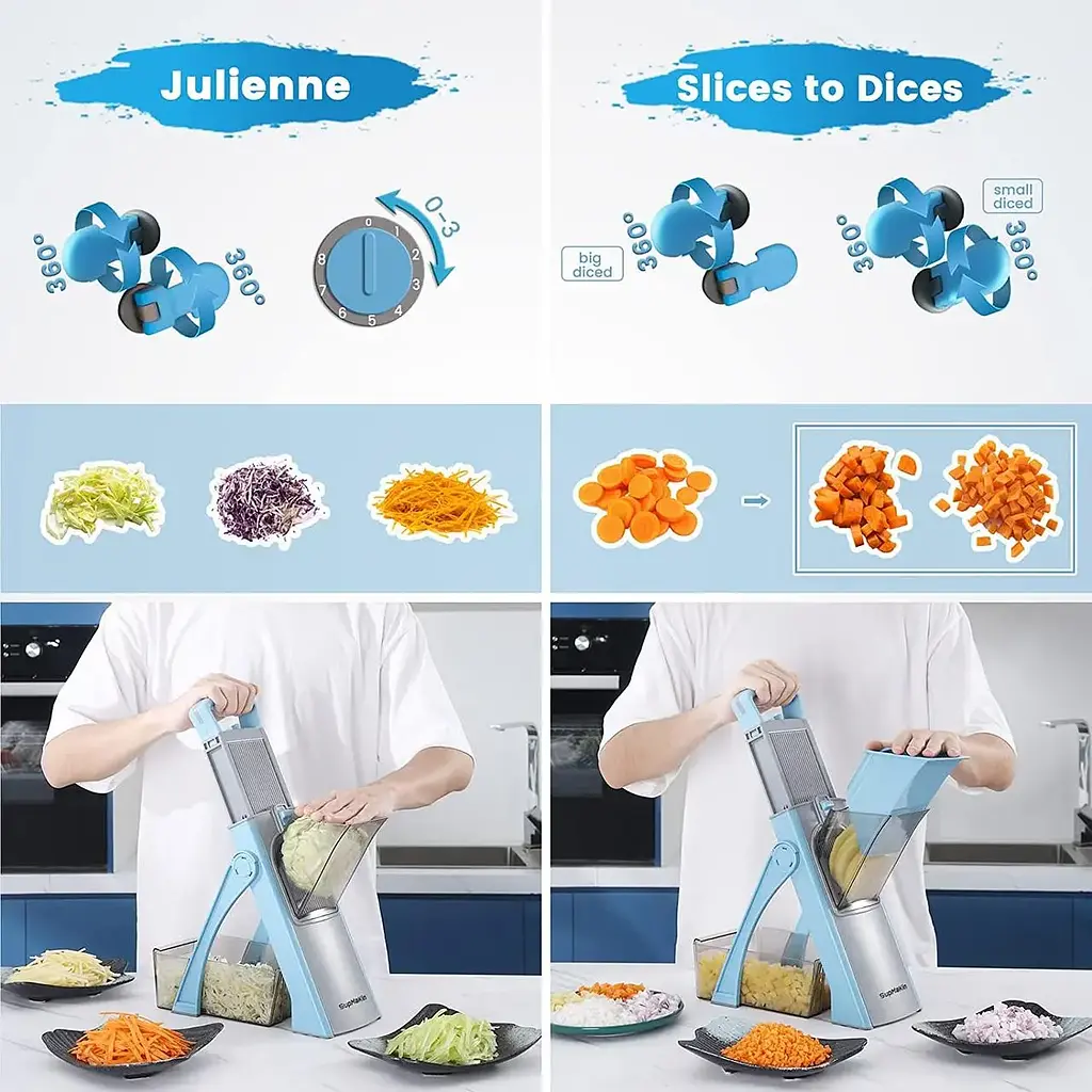 Подрібнювач овочів Vegetable Cutter 223-6 - фото 7