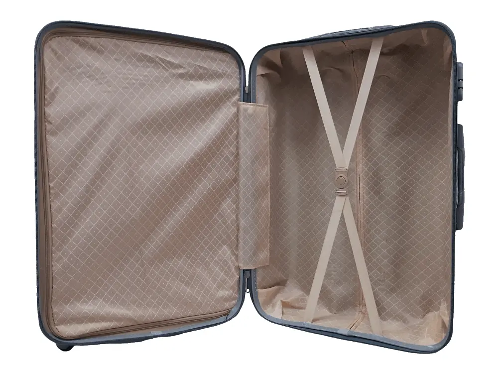 Валіза велика L ABS-пластик Milano bag 004 75,5×50×33,5см 105л Фіолетовий - фото 4