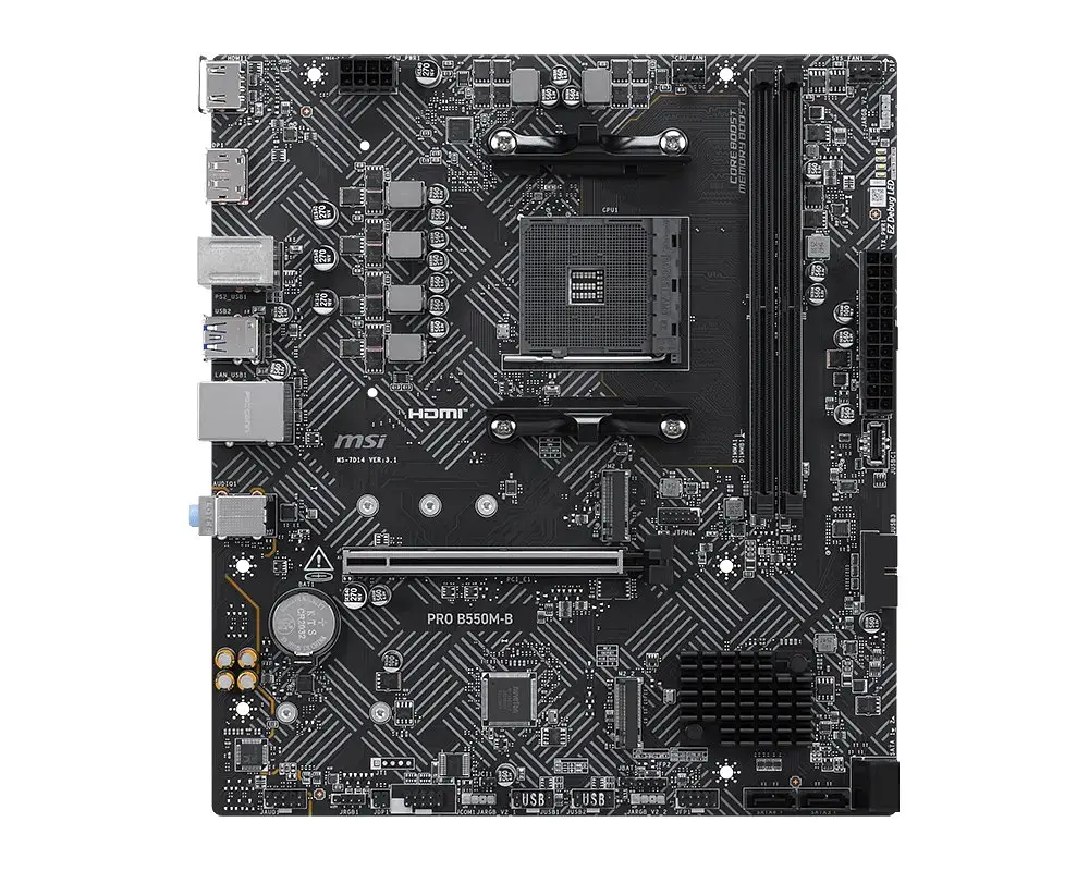 Материнська плата MSI Pro B550M-B Socket AM4 - фото 4