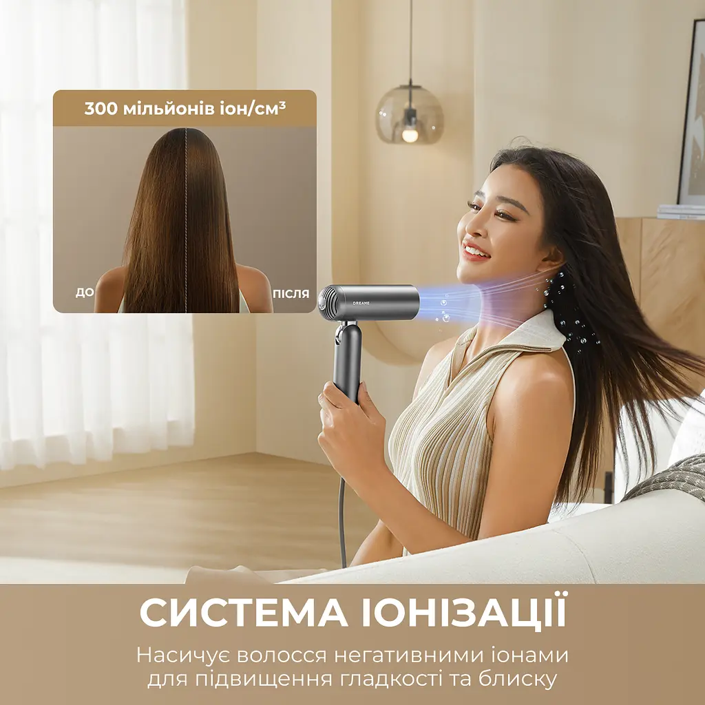 Фен-стайлер Dreame Pocket Pro 3in1 Grey - фото 2