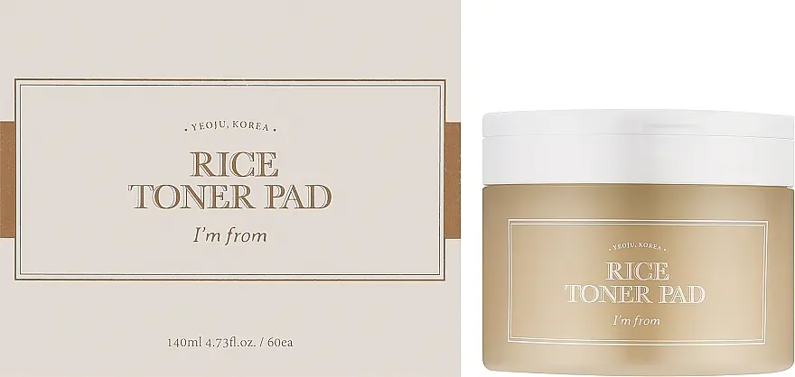 Пади для обличчя з екстрактом рису I'm From Rice Toner Pad 60 шт - фото 2
