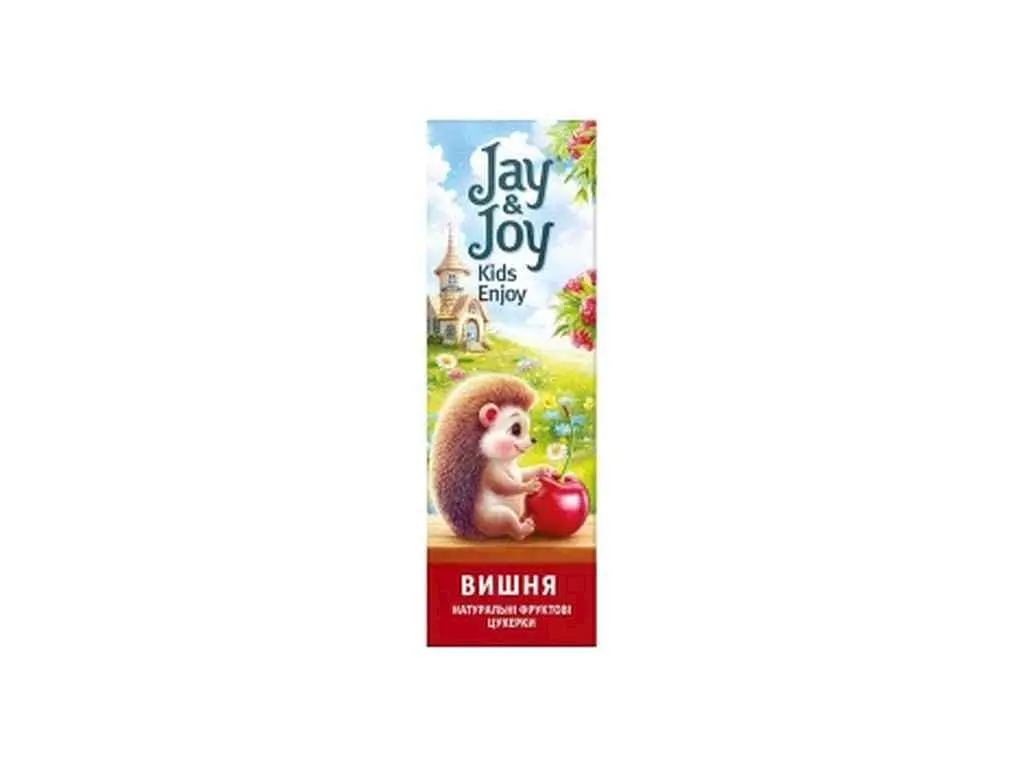 Пастила JAY&JOY 32г Цукерки фруктові вишнева