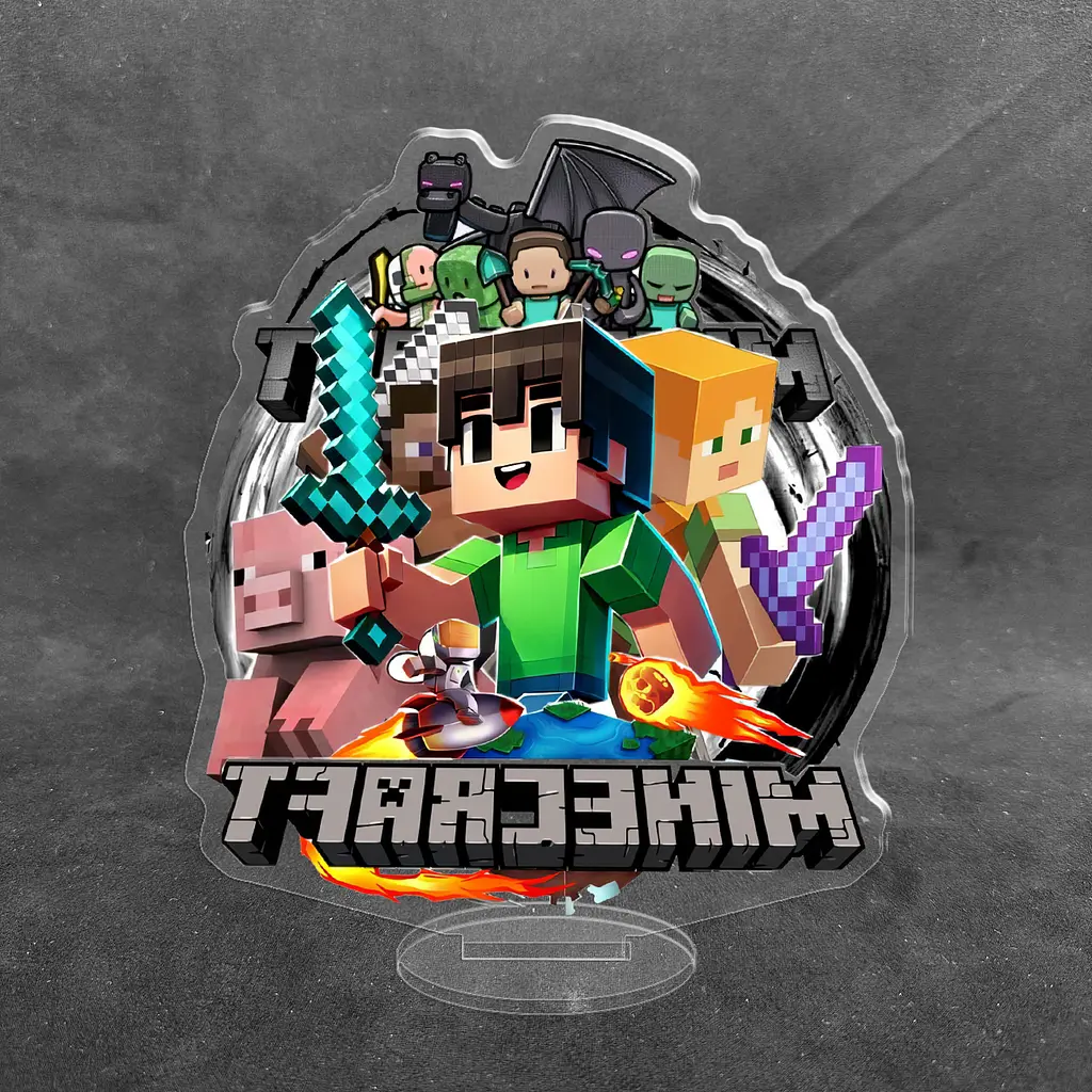 Акрилова колекційна фігурка Chibi Minecraft (2) 10 cм - фото 2