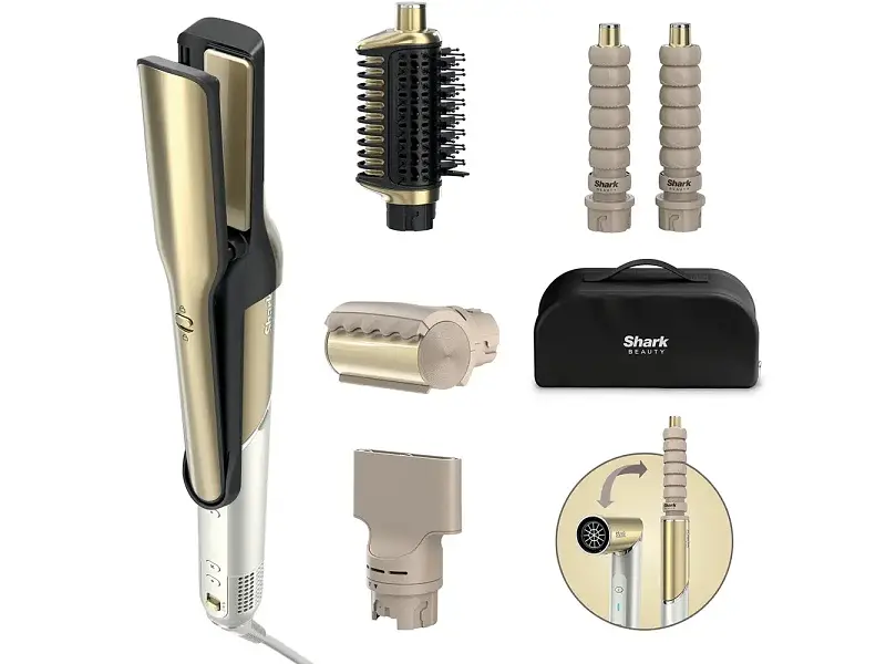 Мультистайлер SHARK Glam Sleek Straight Waves & Curls Multi-styler (HD6051SEU)