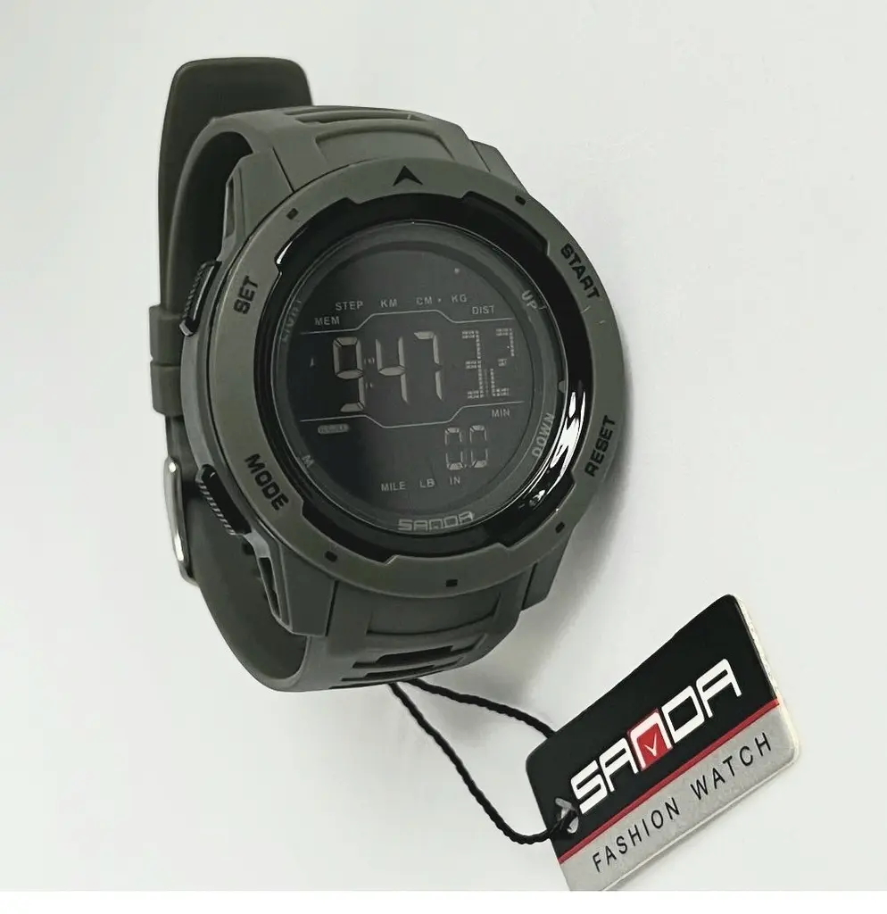Тактичний годинник North Edge Mars Pro Black 5Bar (Зелений) - фото 7