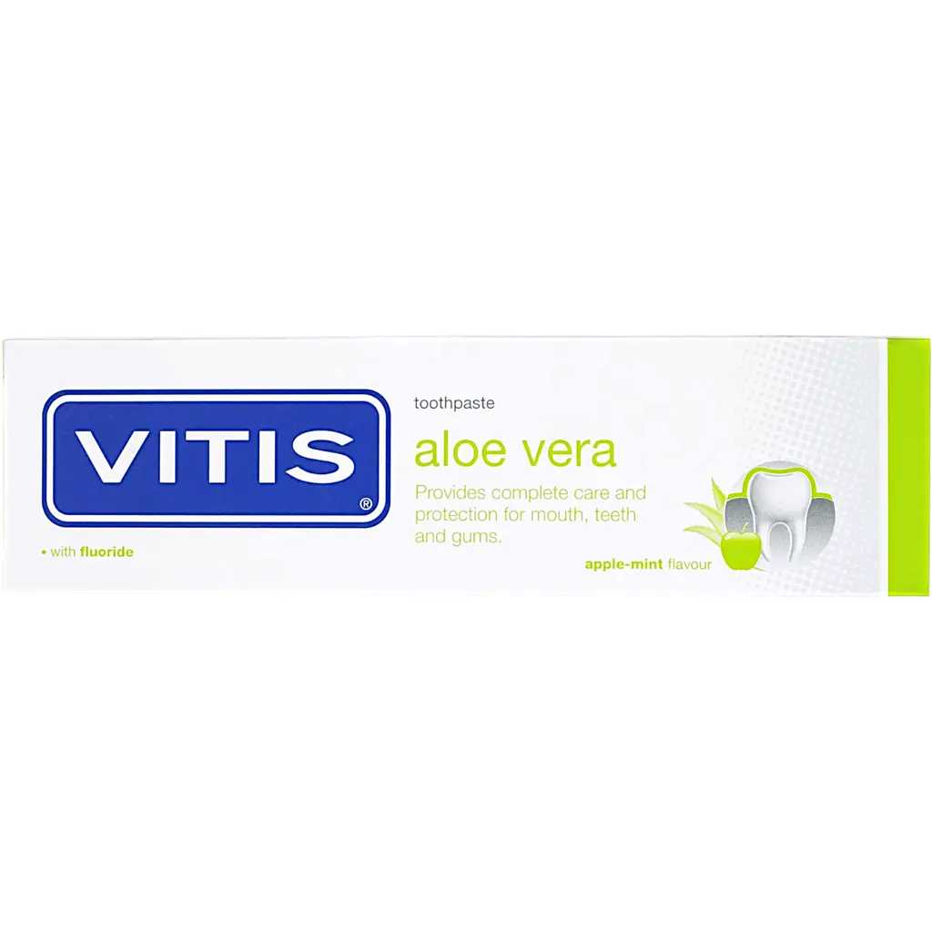 Зубная паста Vitis Aloe Vera Яблоко 100 мл - фото 4
