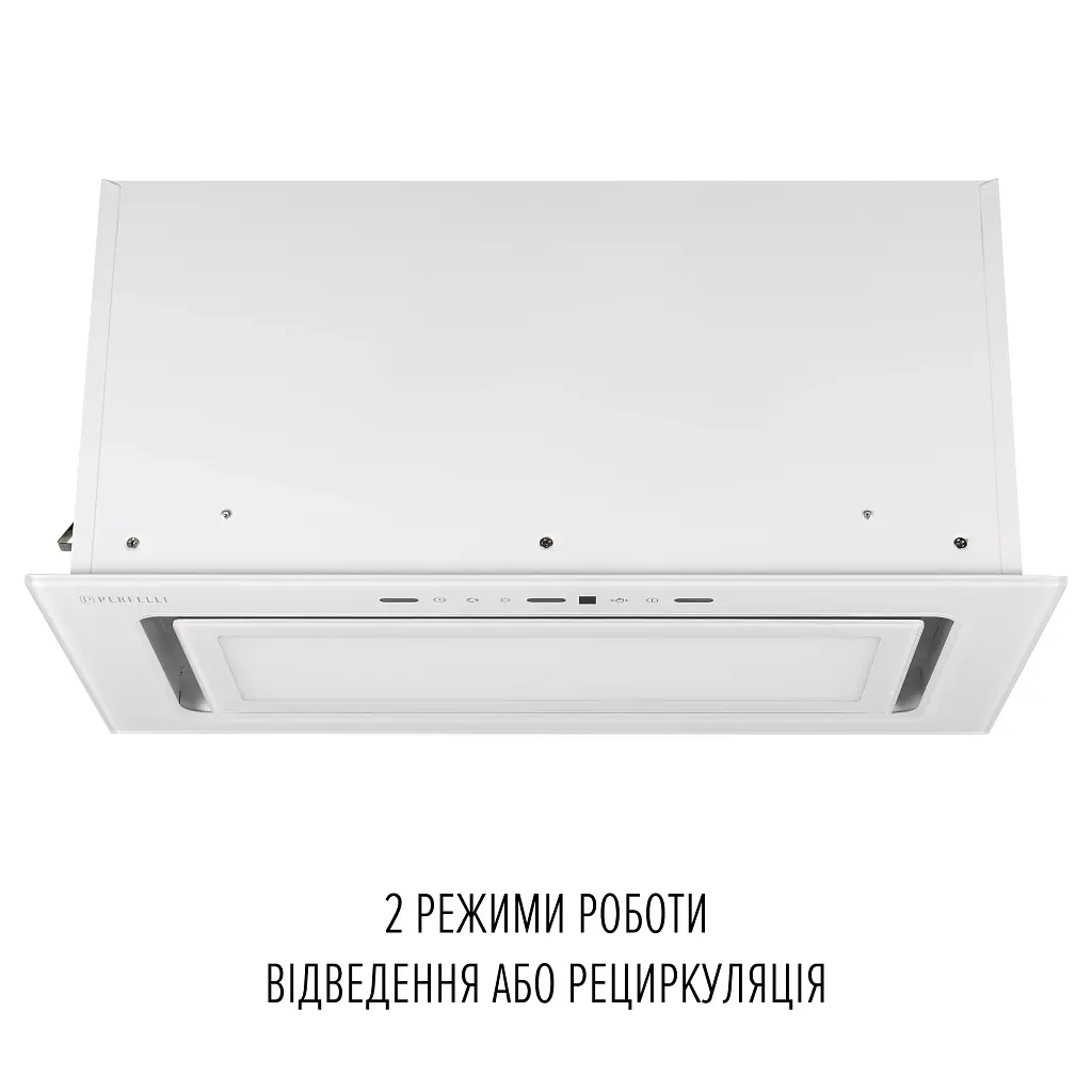 Витяжка повновбудована PERFELLI DESIGN VISION 6 BIANCO SILENZIO - фото 7