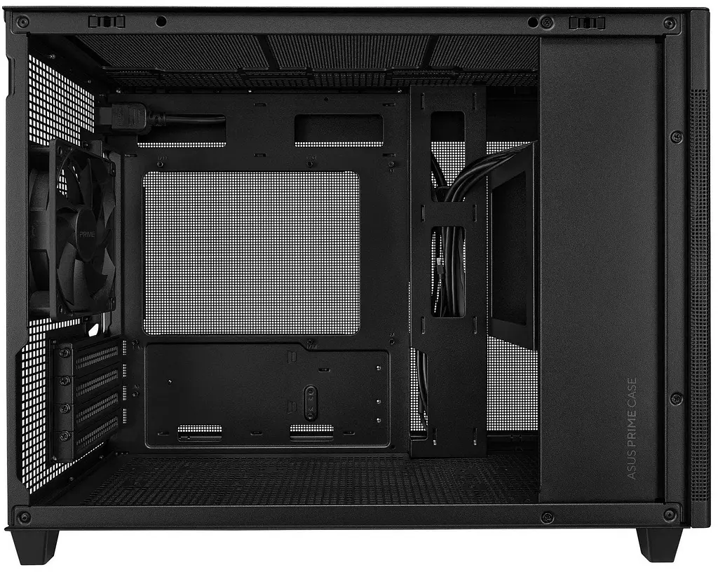 Корпус Asus Prime AP201 Tempered Glass без БЖ (90DC00G0-B39010) Black - фото 8