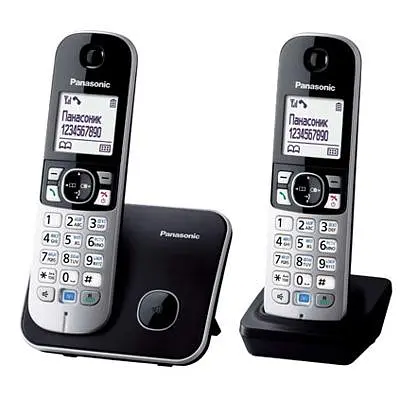 Panasonic Радіотелефон DECT KX-TG6812UAB Black - фото 2