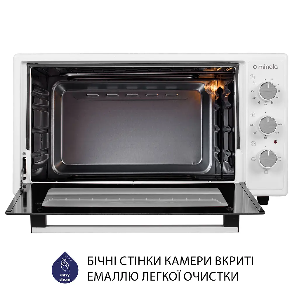 Електрична піч Minola FOE 4815 WH - фото 8