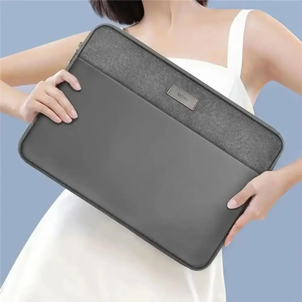 Сумка для ноутбука WiWU Minimalist Laptop Sleeve 15.6`/16` Grey (6936686411400) [160142] - фото 7