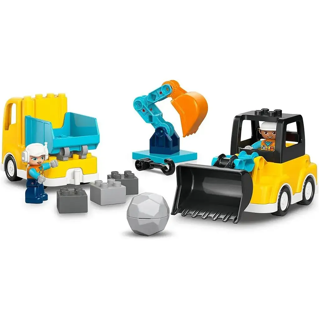 Конструктор LEGO DUPLO Town Строительная техника 3 в 1, 22 детали (10475) - фото 2