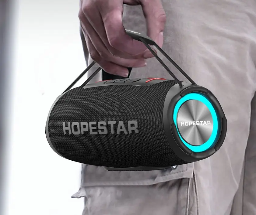Портативна bluetooth-колонка Hopestar H53 бездротова акустика чорна - фото 2