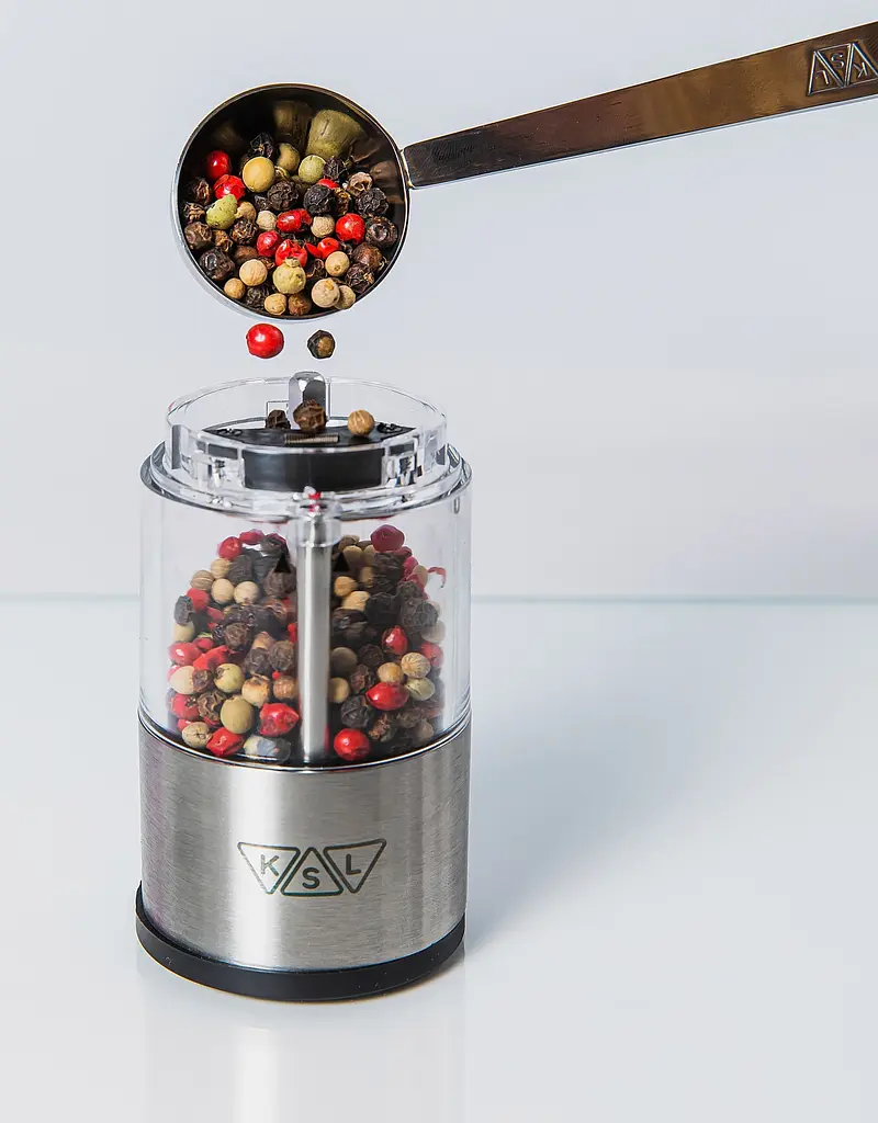 Электрическая мельница для соли, перца и специй KSL, набор из 2 шт. - фото 4