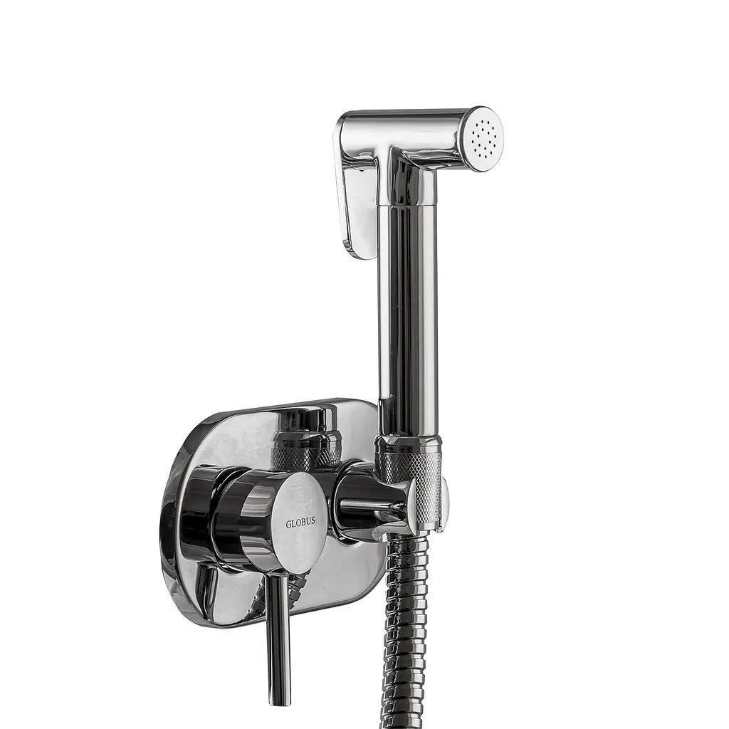 Змішувач гігієнічний Globus Lux GLN-2-106MIX хром (18455) - фото 3