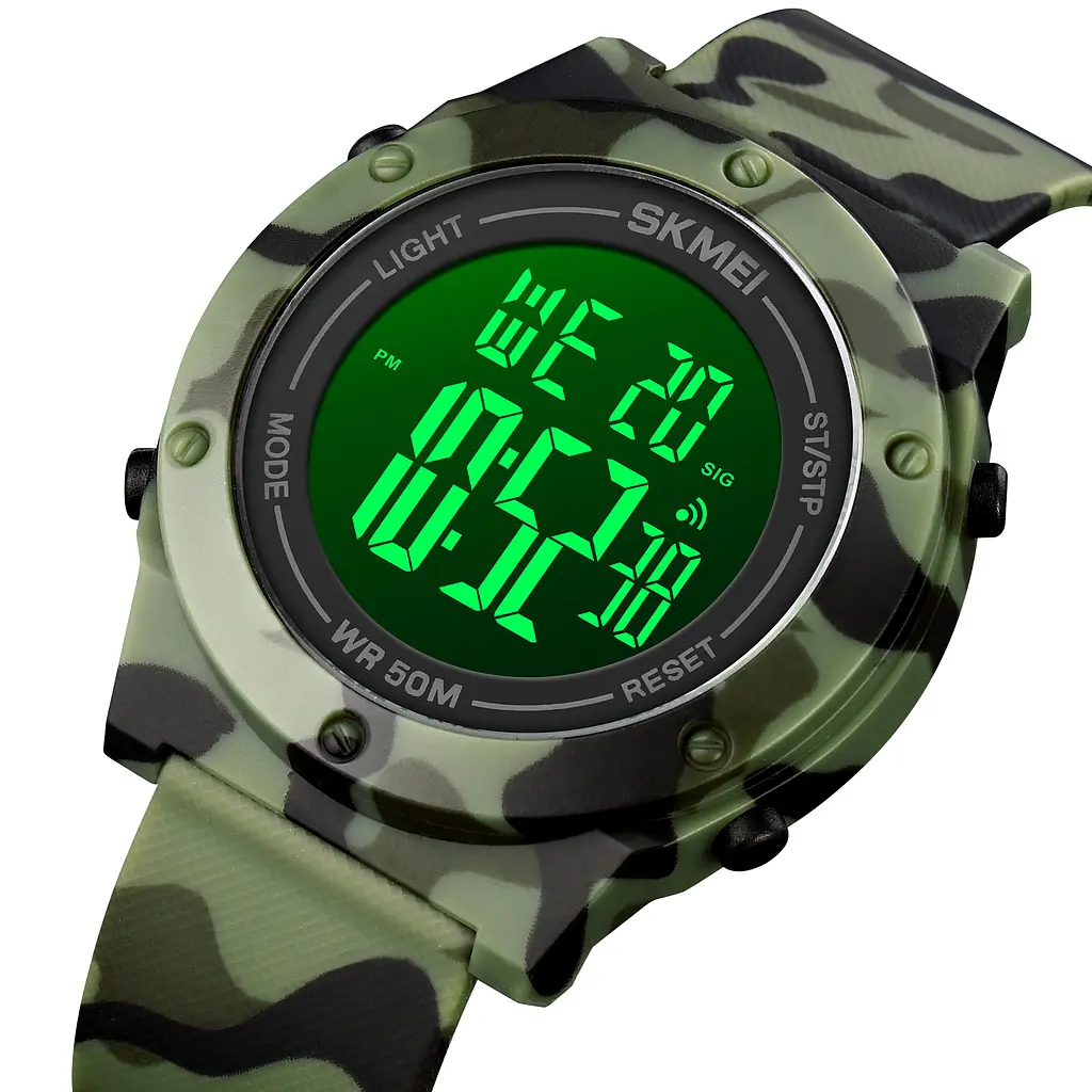 Годинник наручний чоловічий 1772CMGNBK Camo Green-Black Skmei acs0030600 - фото 3