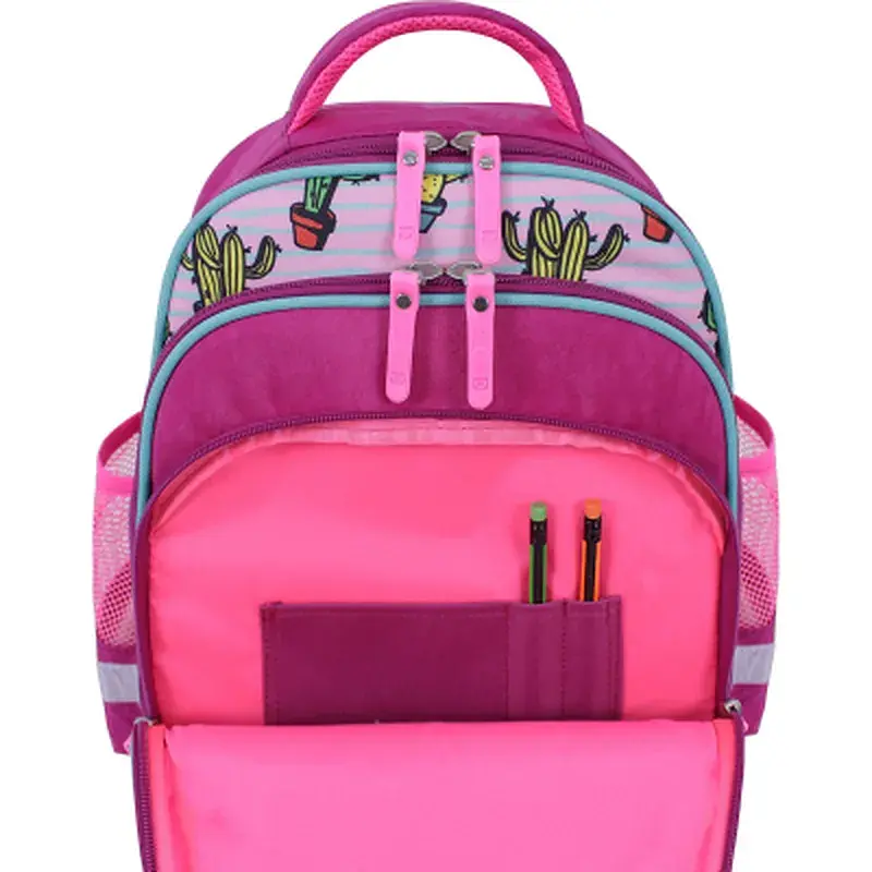 Рюкзак шкільний Bagland Mouse 143 малиновий 617 (0051370) (80226342) - фото 5